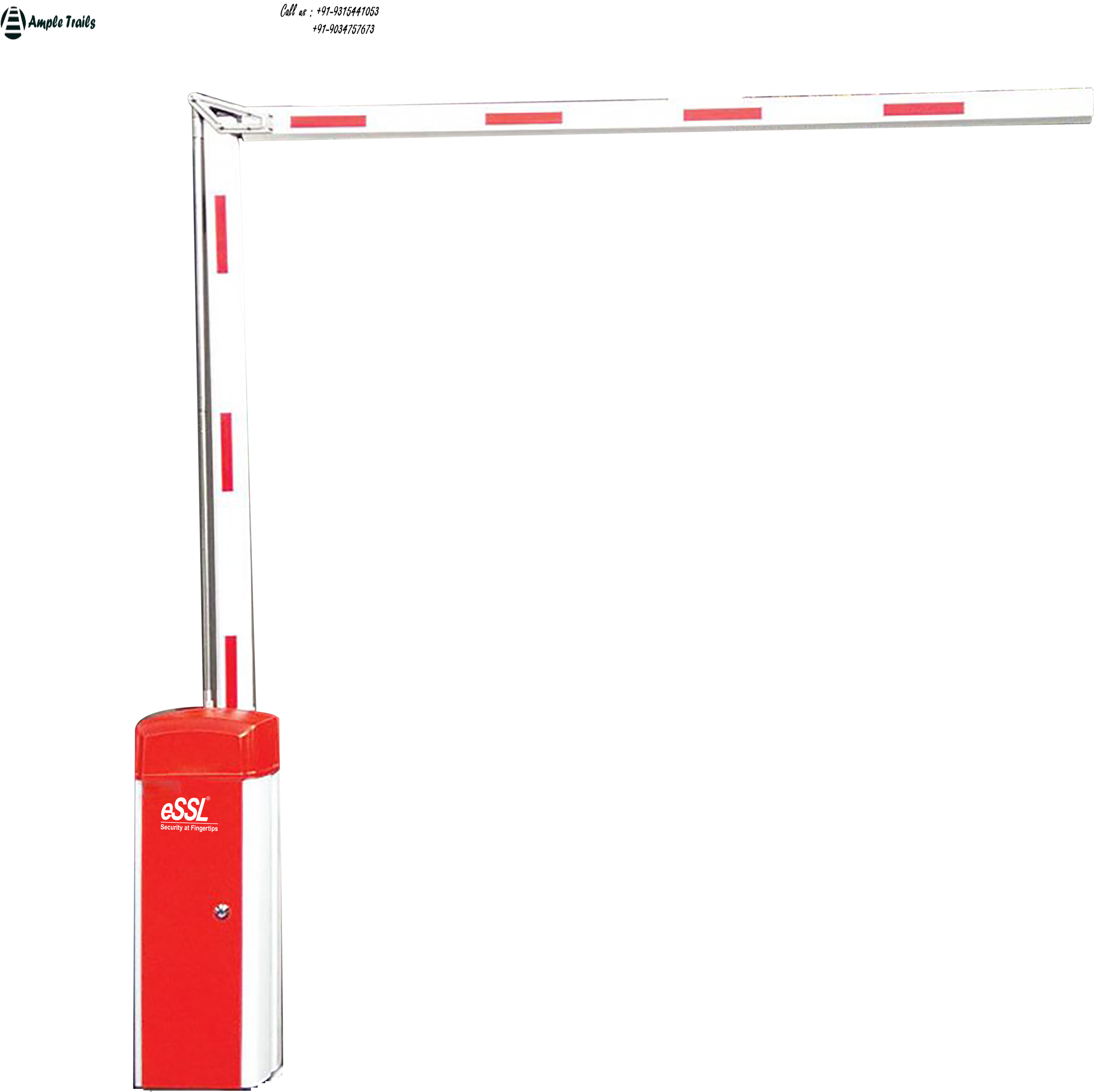 Automatic Barrier Gate System PNG