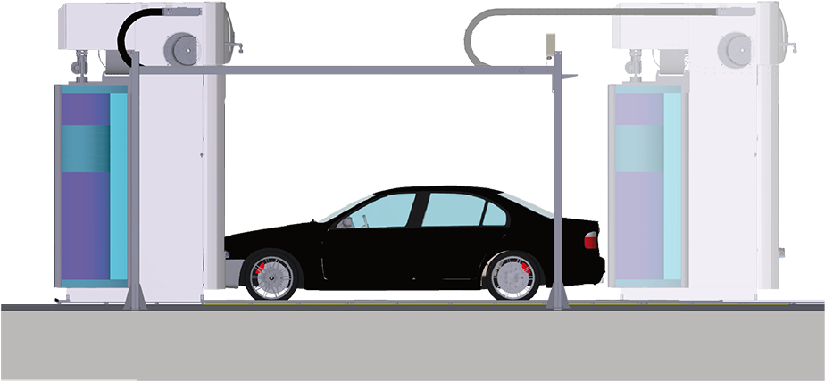Automatic Car Wash System PNG