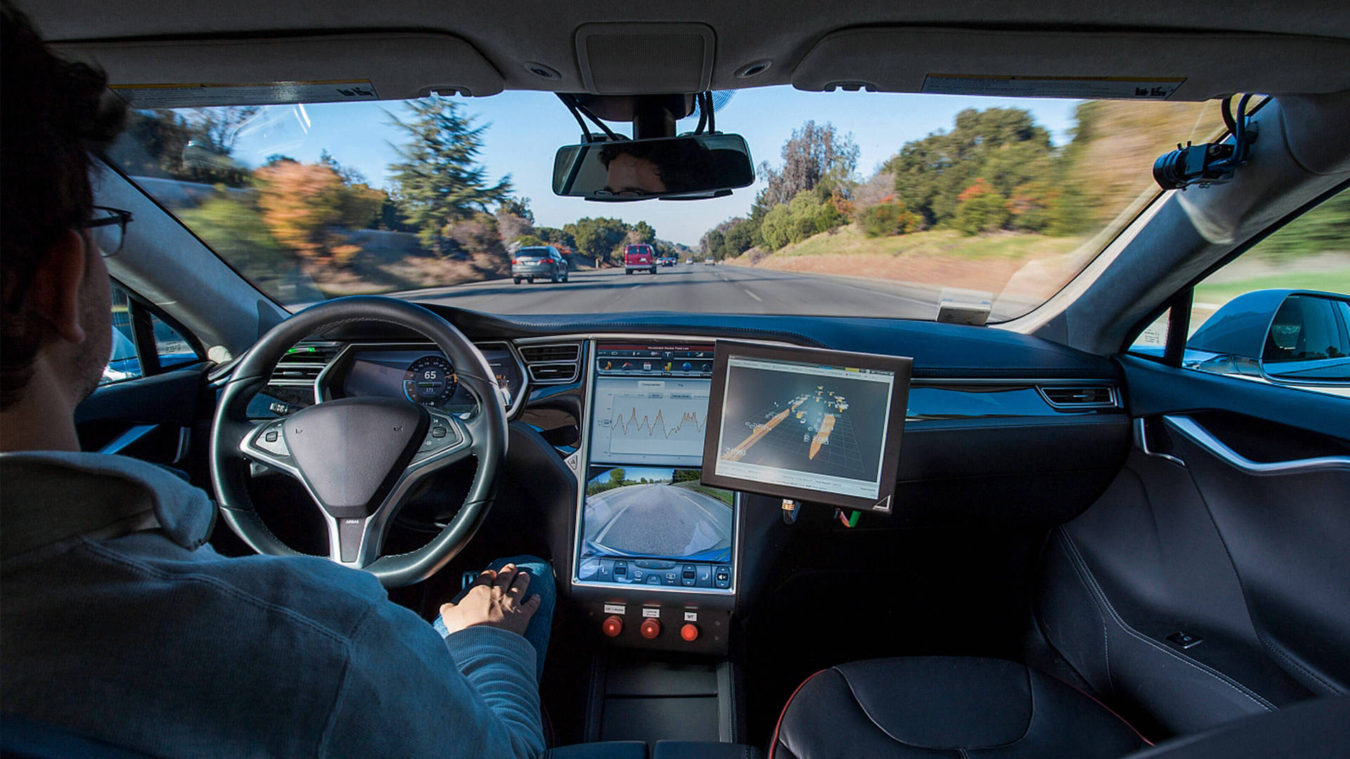 Autonomous Car Dashboard View.jpg Wallpaper