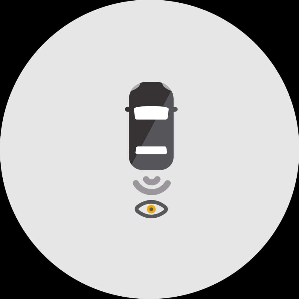 Car Autonomous Sensor Graphic PNG