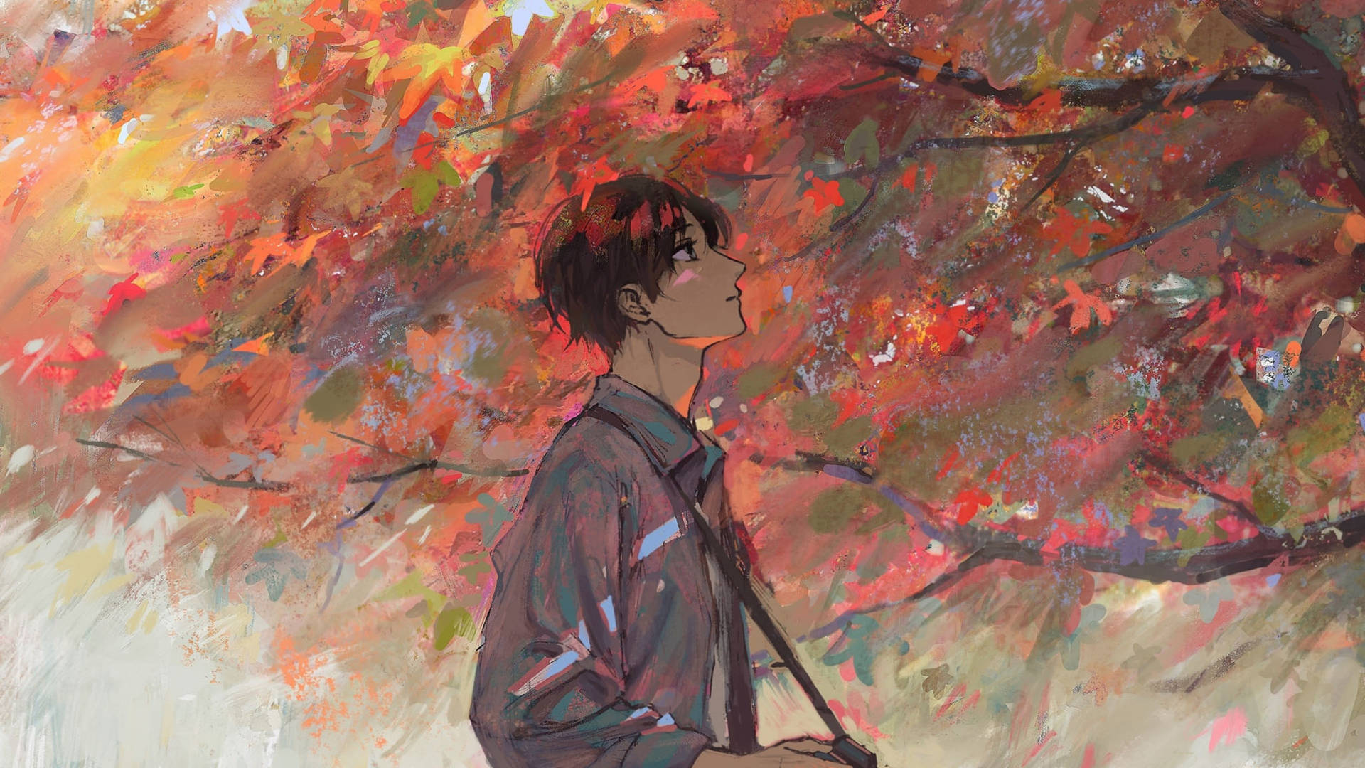 Autumn Aesthetic Boy Wallpaper
