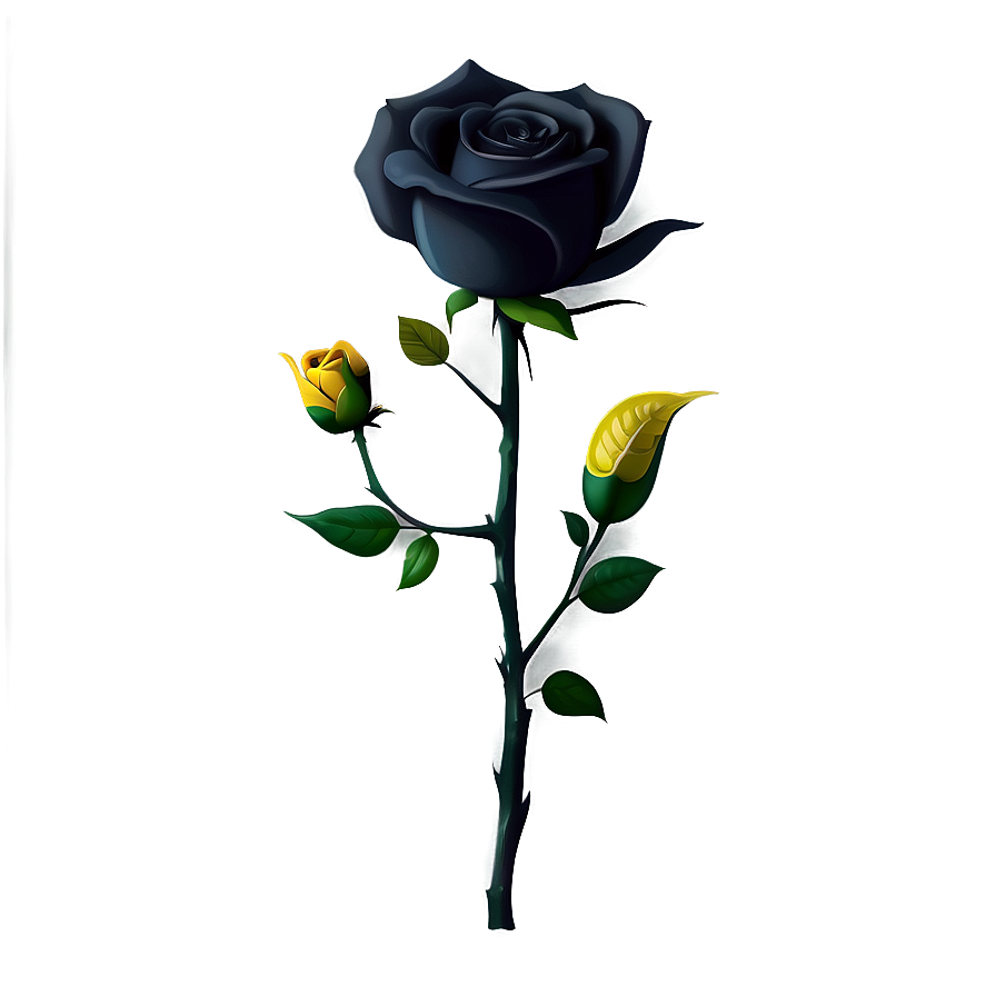 Autumn Black Roses Png Tbg PNG