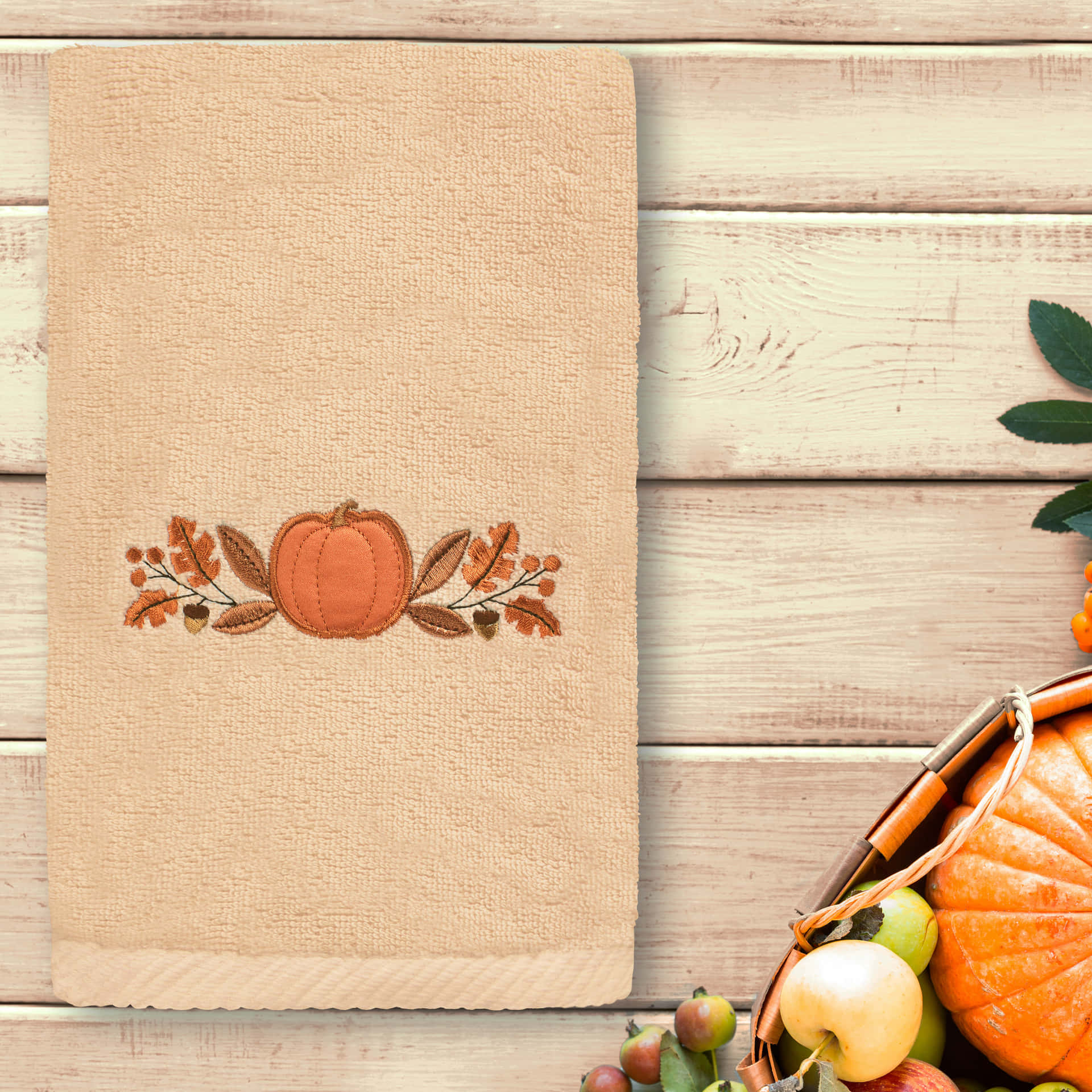 Abundant Autumn Harvest Wallpaper