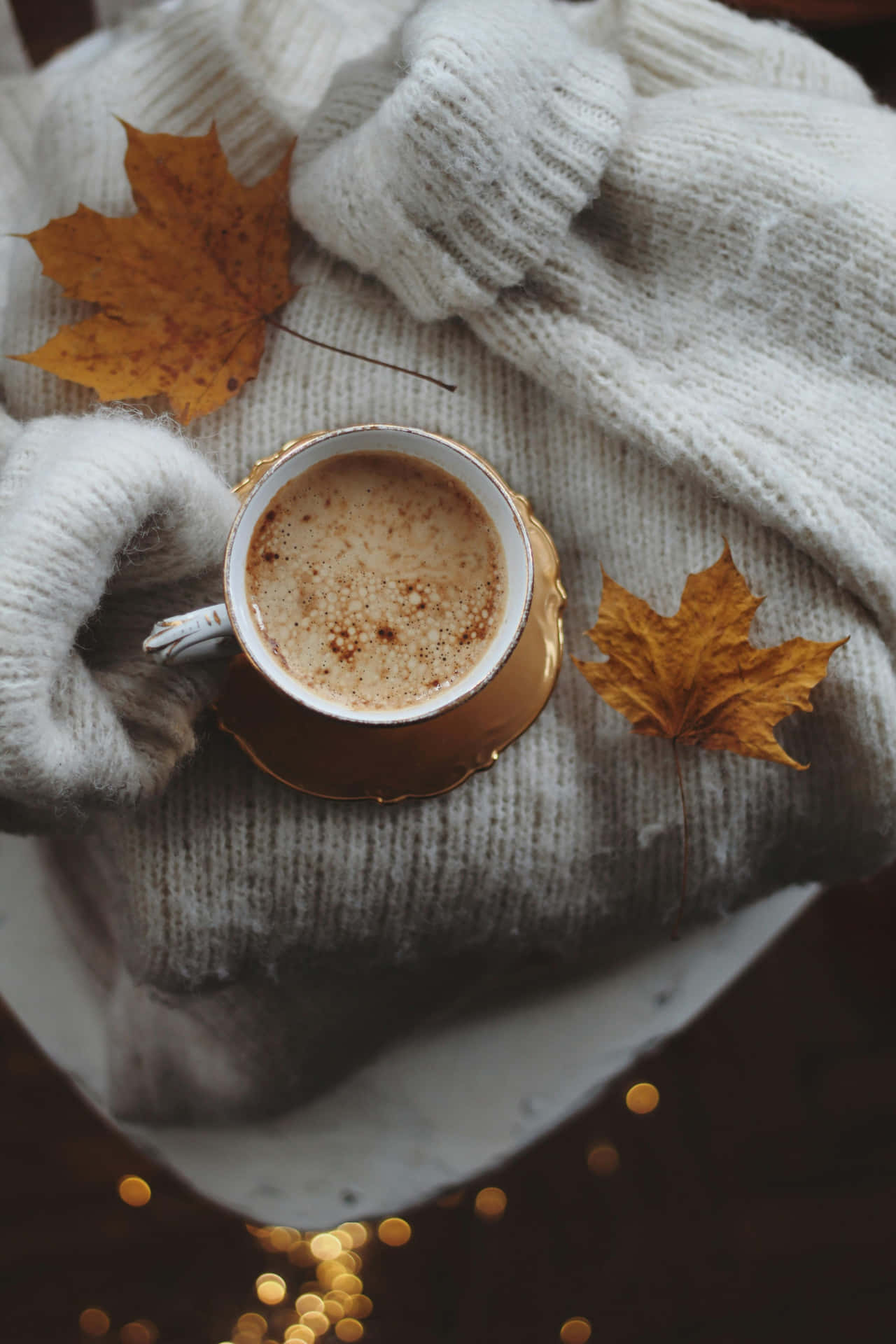 Autumn Coffeeand Sweater Coziness.jpg Wallpaper