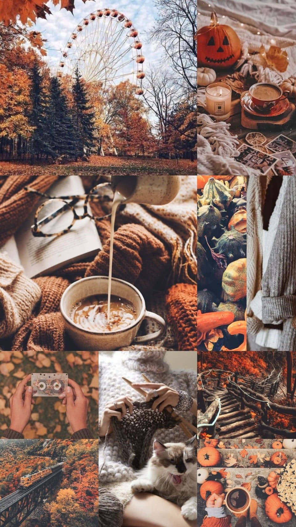 Autumn Coziness Collage.jpg Wallpaper