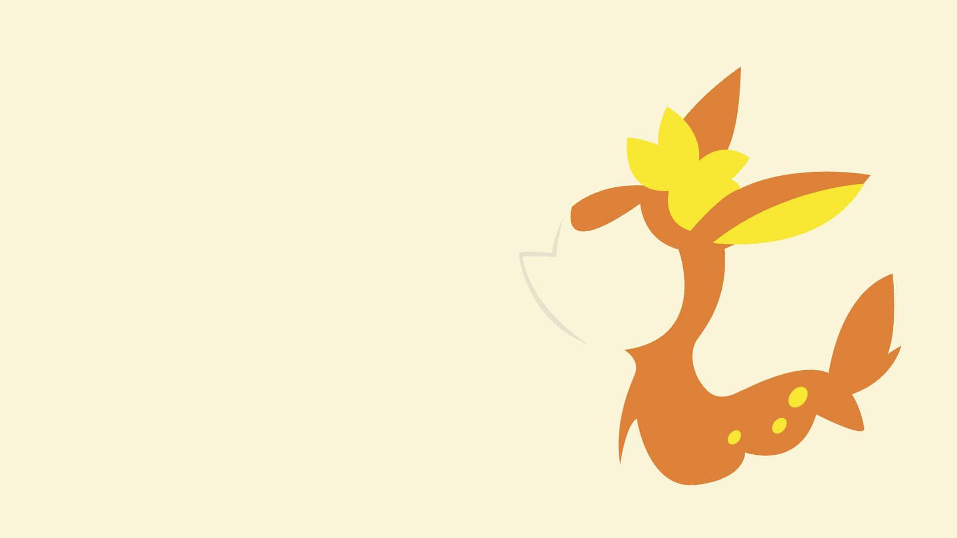 Autumn Deerling Pokemon Art Wallpaper
