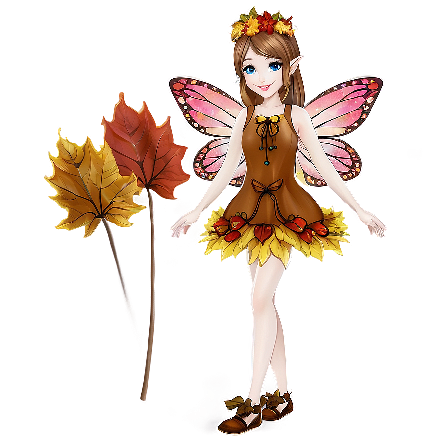 Download Autumn Fairy Costume Png Amx | Wallpapers.com