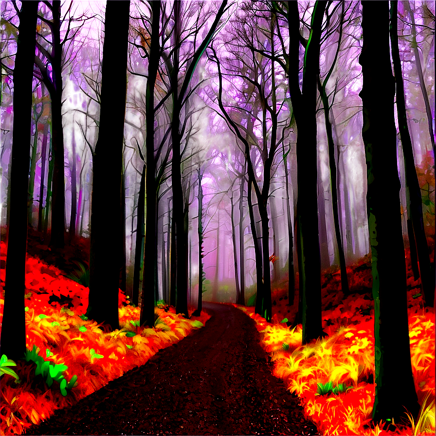 Download Autumn Forest Path Photo Png Wej | Wallpapers.com