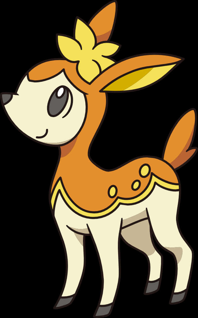 Autumn Form Deerling Illustration Wallpaper