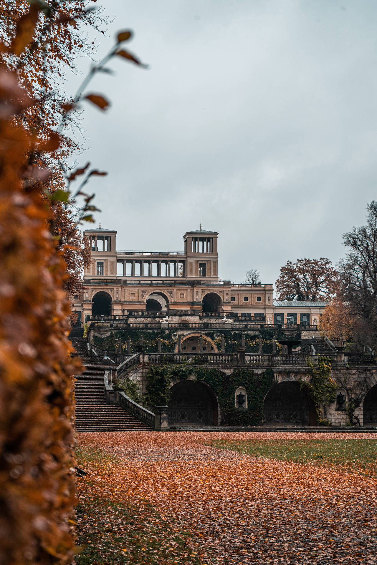Autumn In Orangery Palace Potsdam Picture