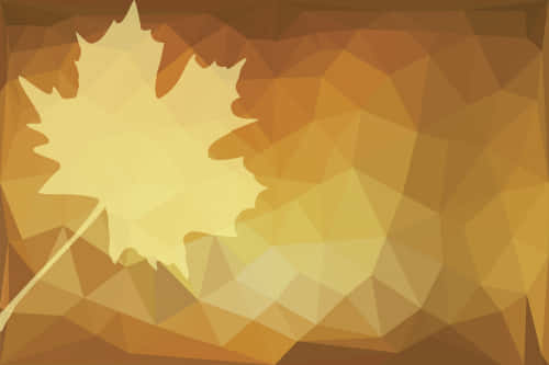 Autumn Leaf Abstract Background PNG
