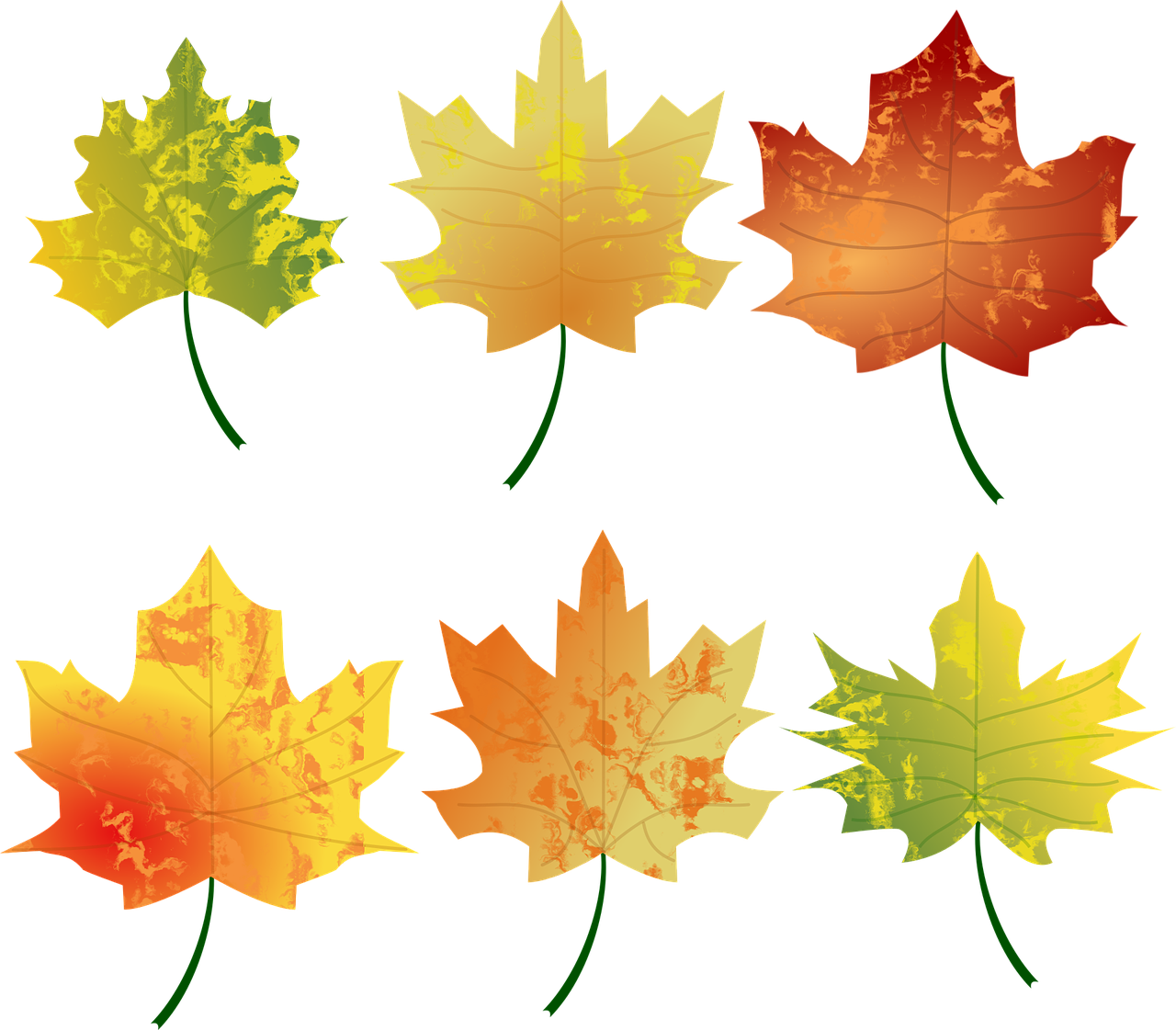 Download Autumn Leaves Color Gradient.png | Wallpapers.com