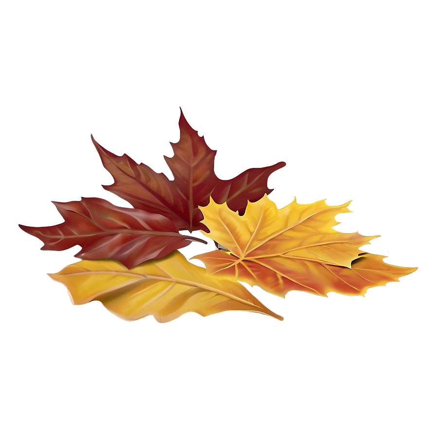 Autumn Leaves Drift Png 06132024 PNG