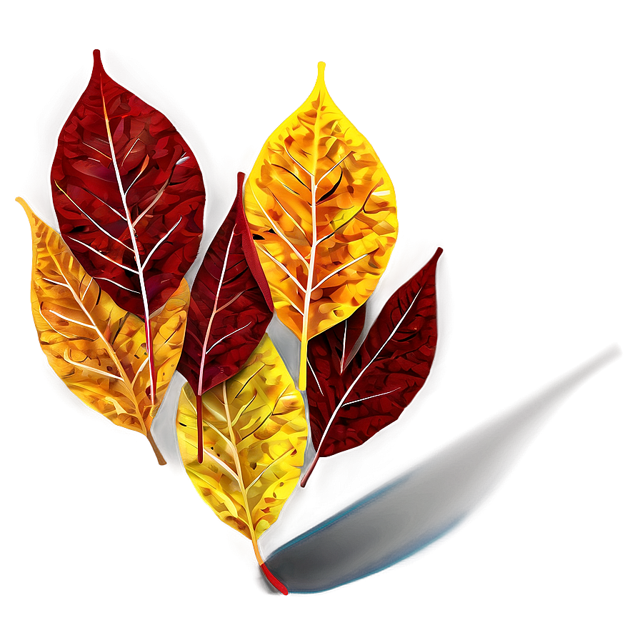 Autumn Leaves Drift Png 06132024 PNG