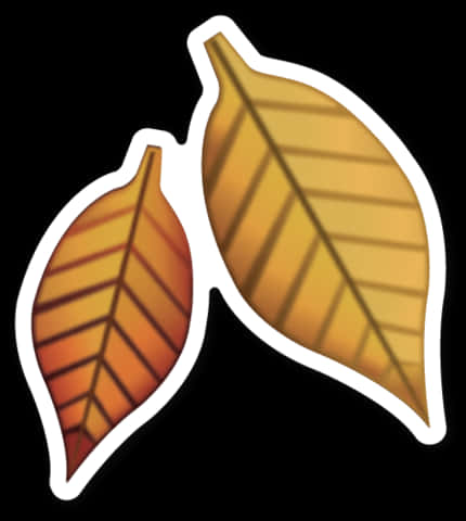 Autumn Leaves Emoji PNG