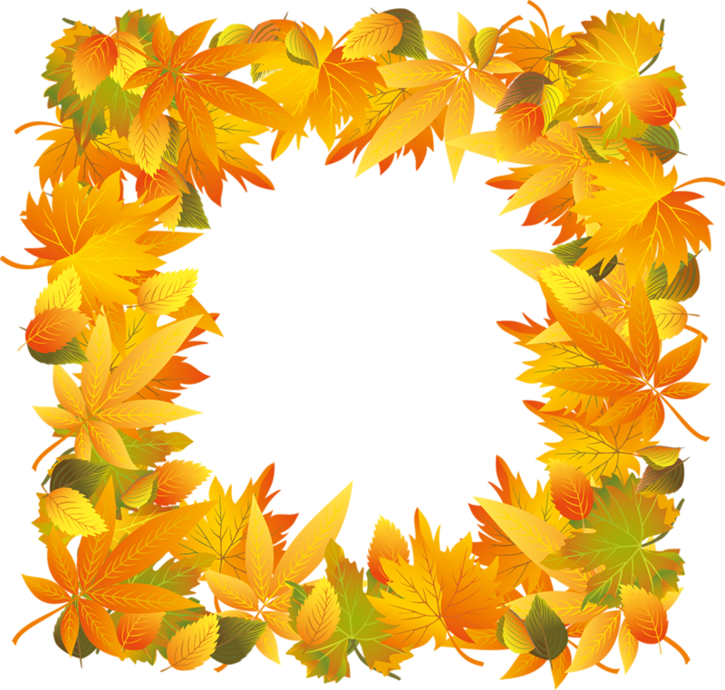 Autumn Leaves Frame.png PNG