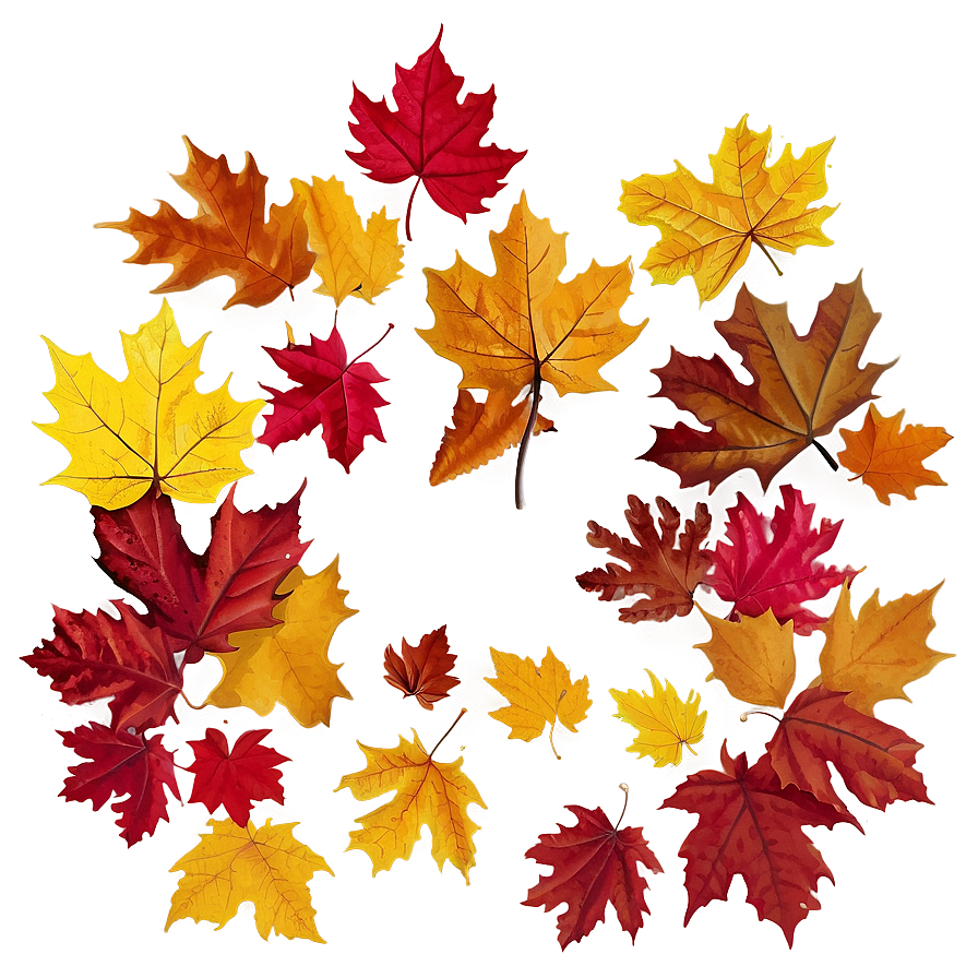 Autumn Leaves In Wind Png Iaf58 PNG