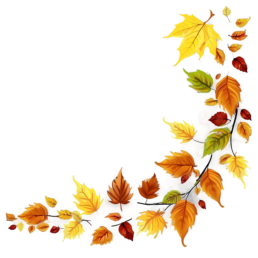 Download Autumn Leaves In Wind Png Llp | Wallpapers.com