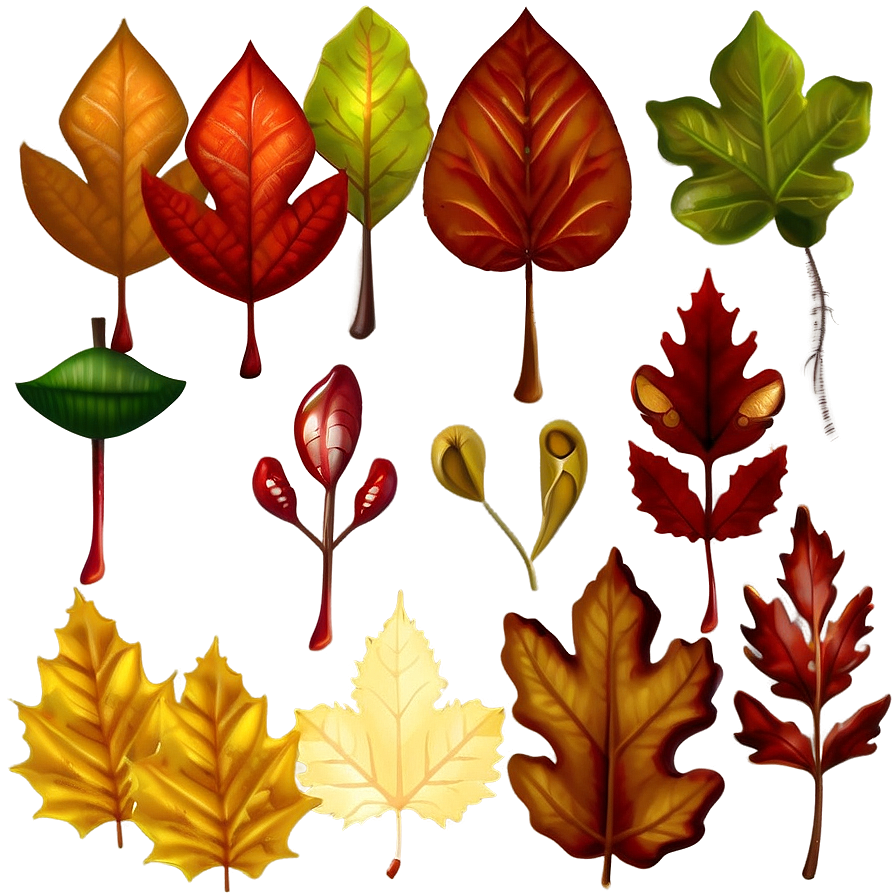 Autumn Leaves Thanksgiving Png Gao PNG