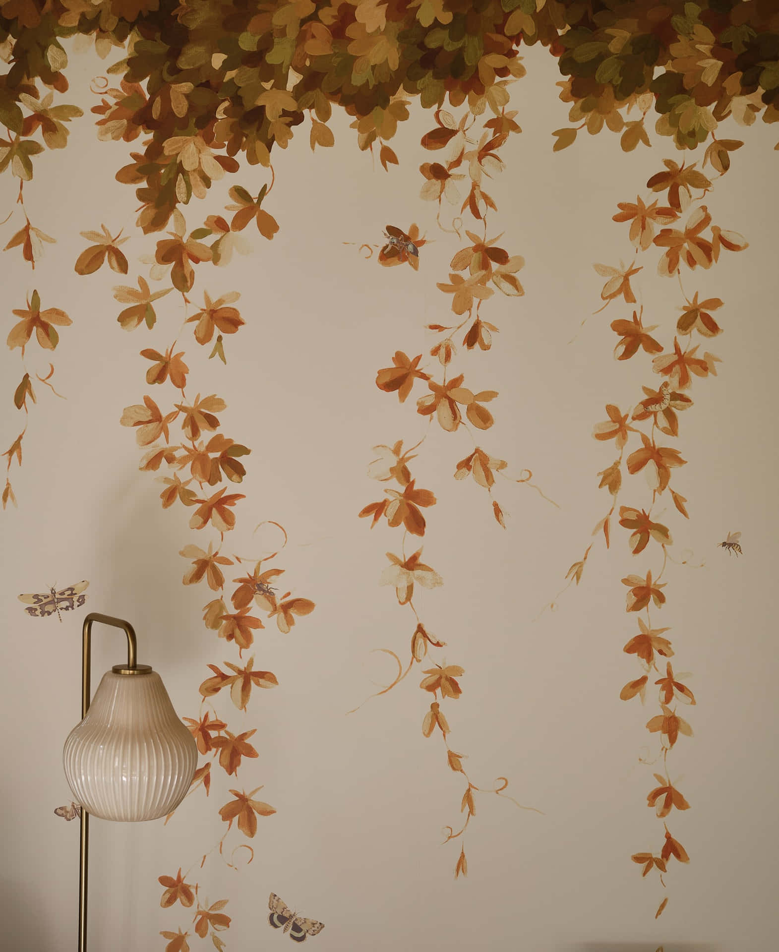 Autumn Leaves Wallpaper Design Wallpaper