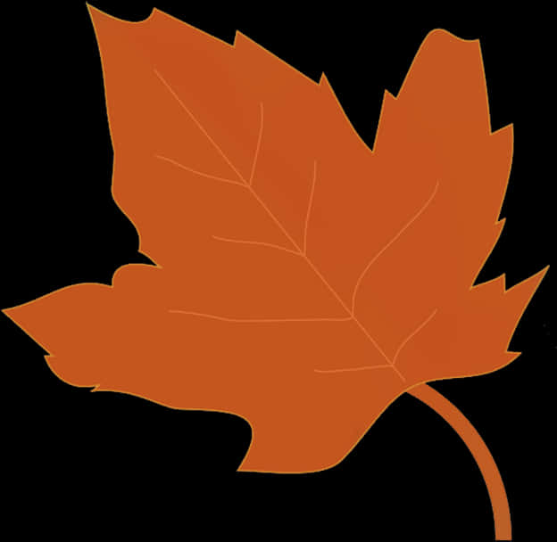 Autumn Maple Leaf Graphic PNG