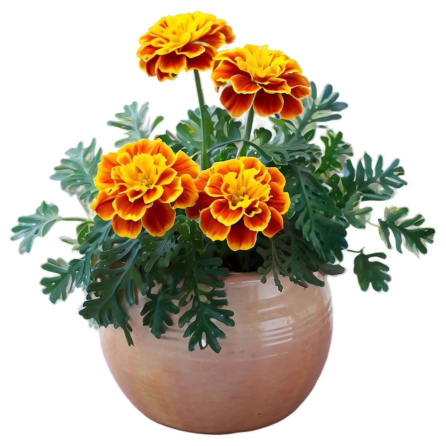 Autumn Marigolds Display Png 19 PNG