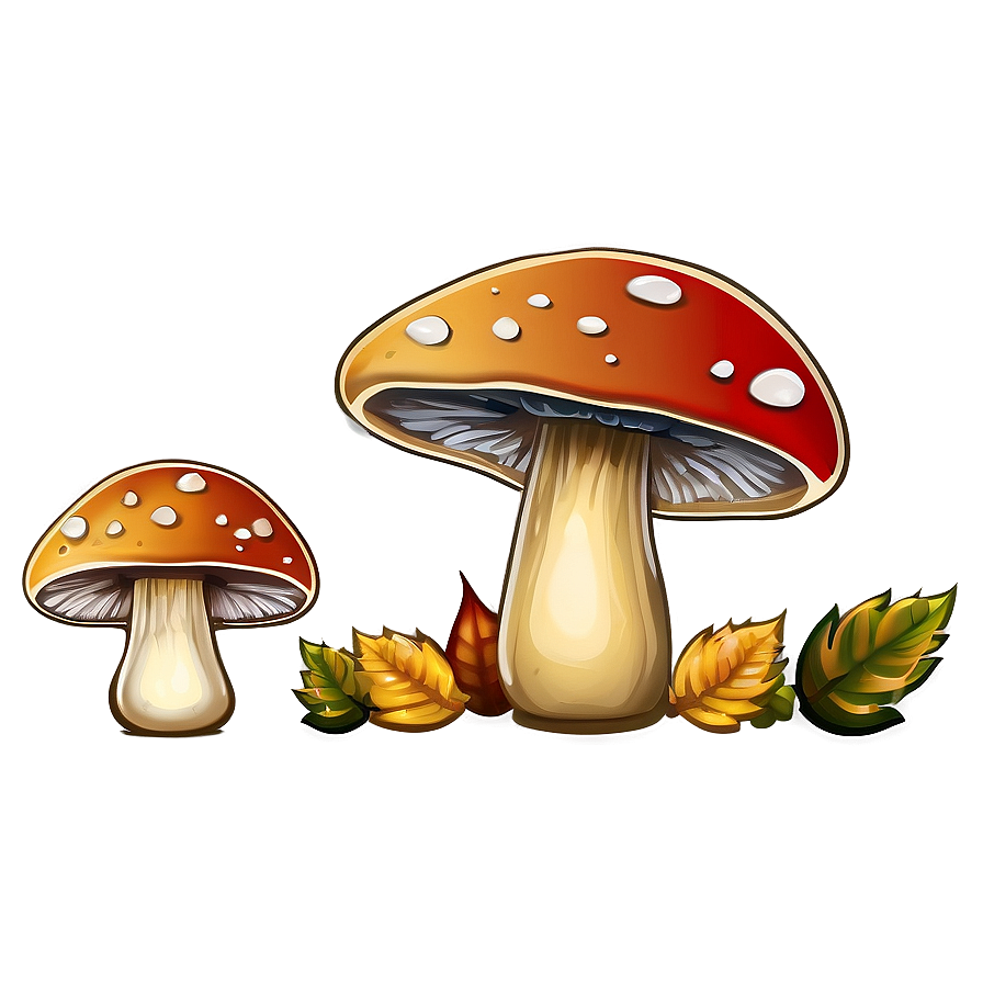 Autumn Mushroom Png Bic15 PNG