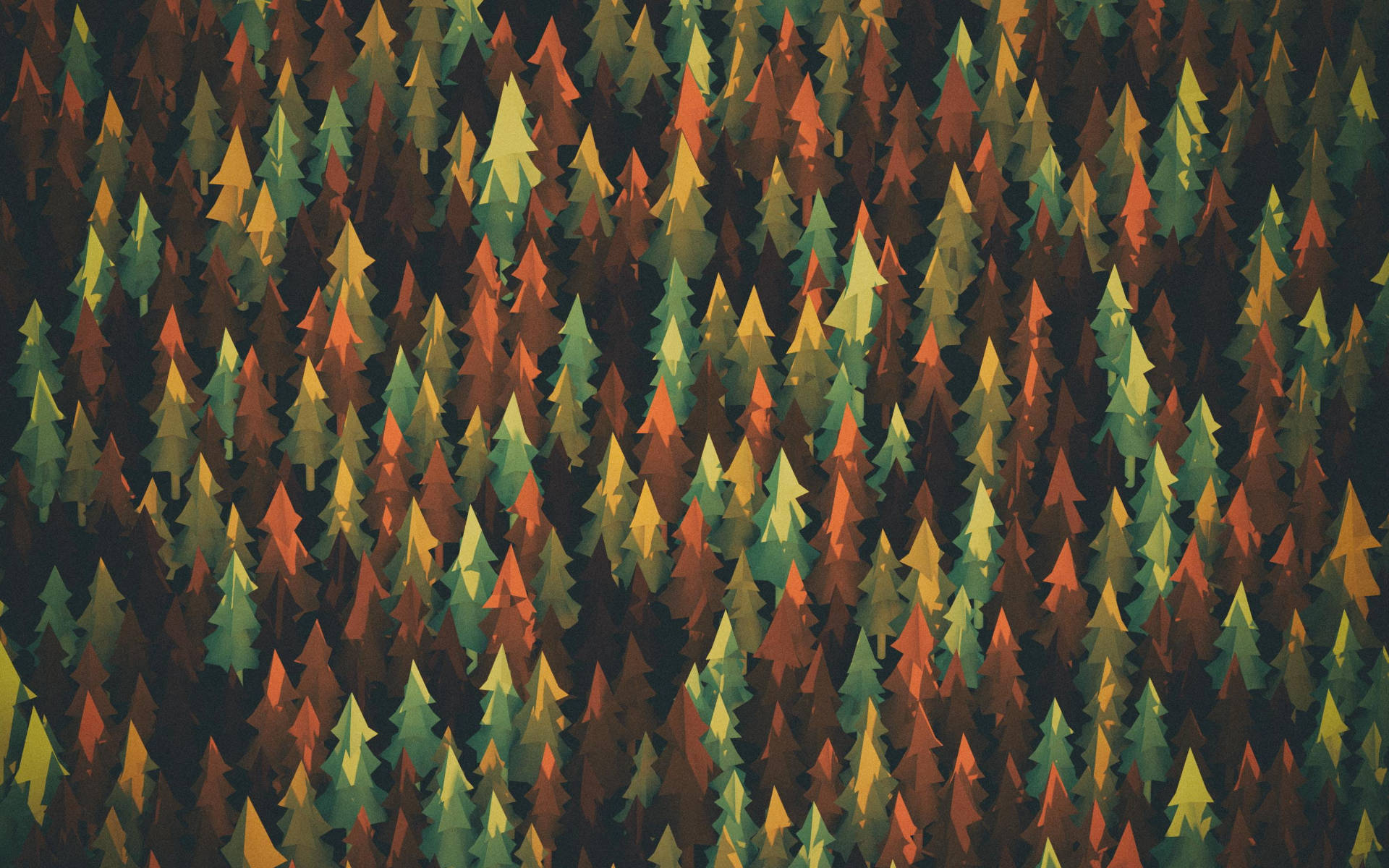 Autumn Pine Trees Android Material Design