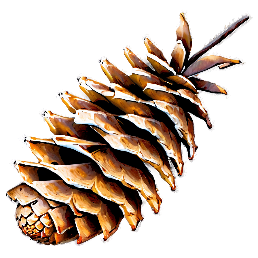 Autumn Pinecone Graphic Png 06132024 PNG