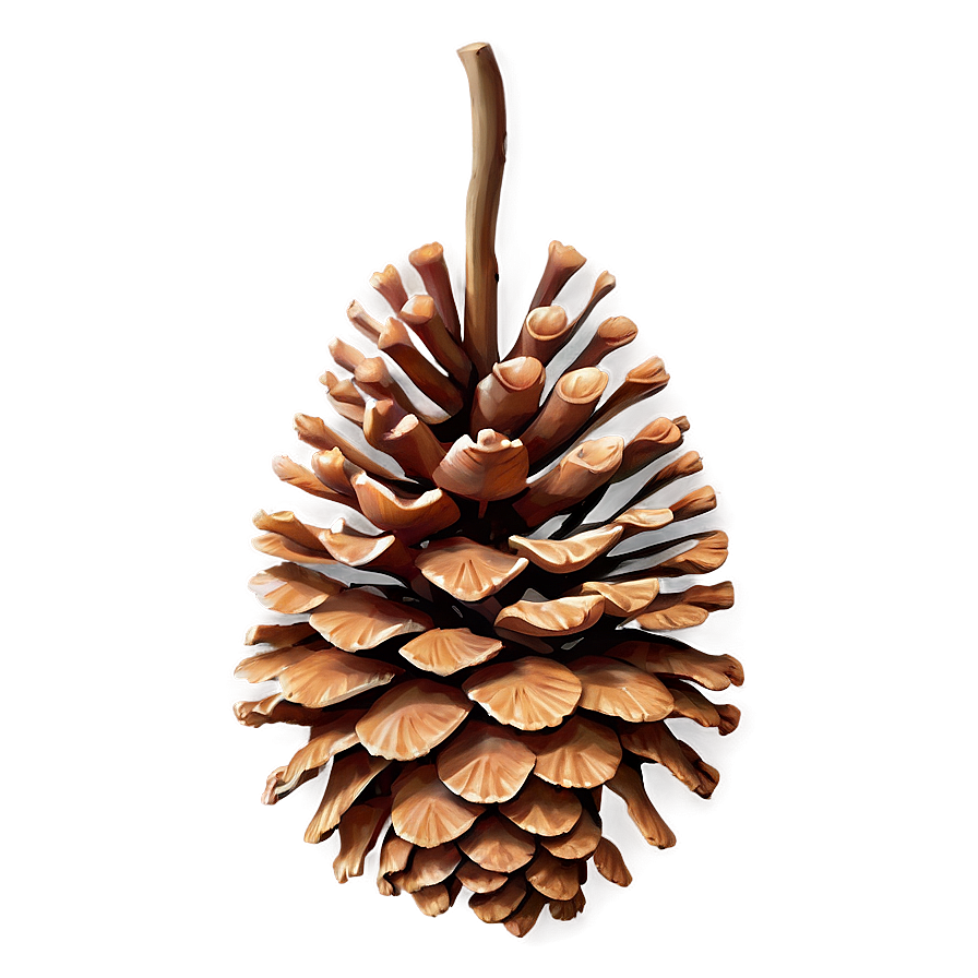 Autumn Pinecone Graphic Png Swk PNG