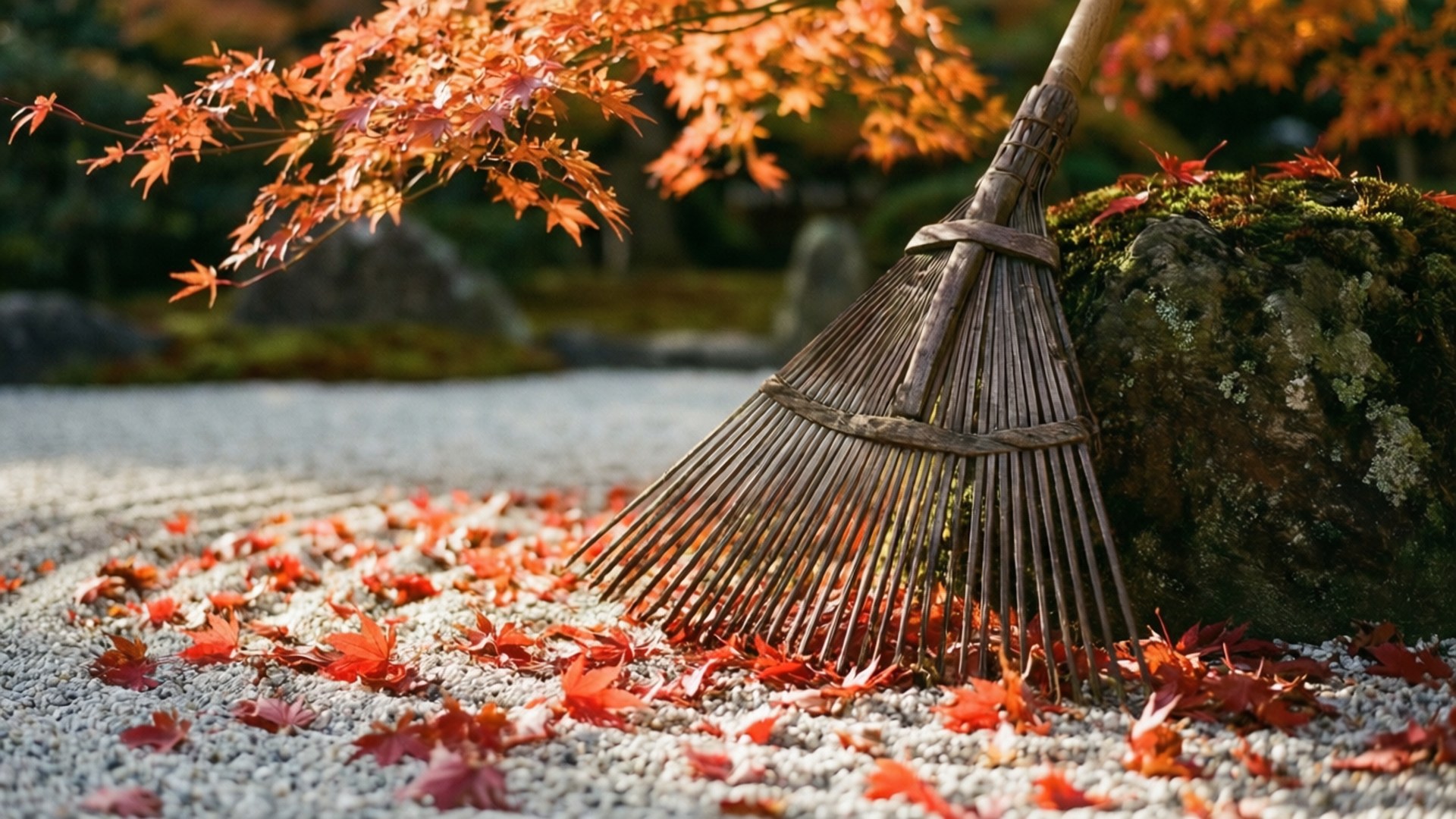 Riposo del Rastrello d'Autunno Sfondi