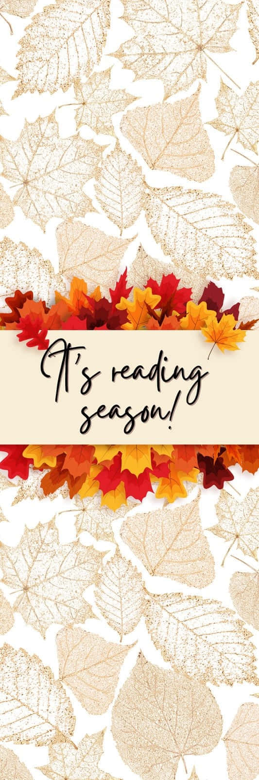 Autumn Reading Season Lock Screen Wallpaper
