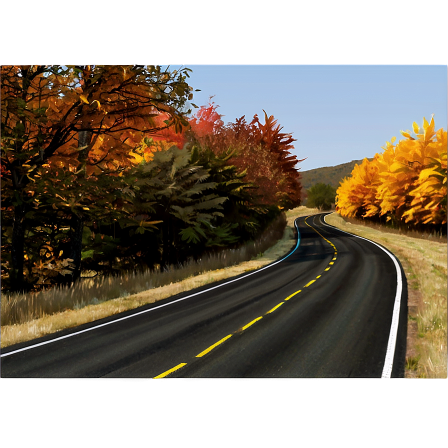 Autumn Road Png 32 PNG