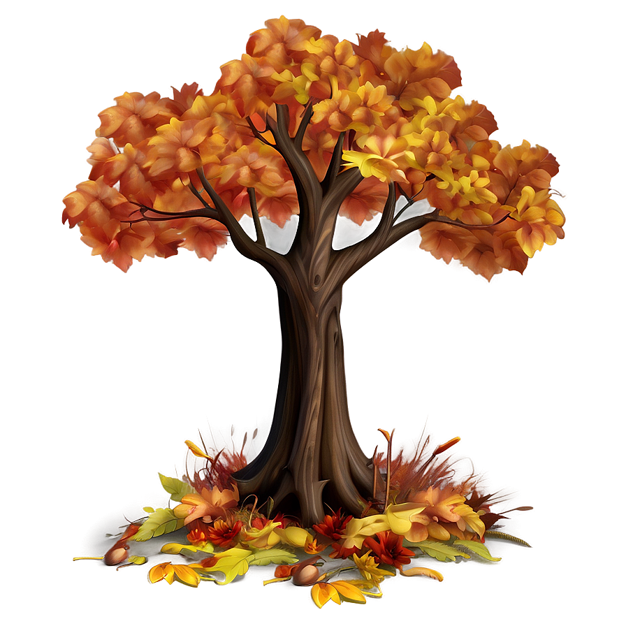 Autumn Tree B PNG