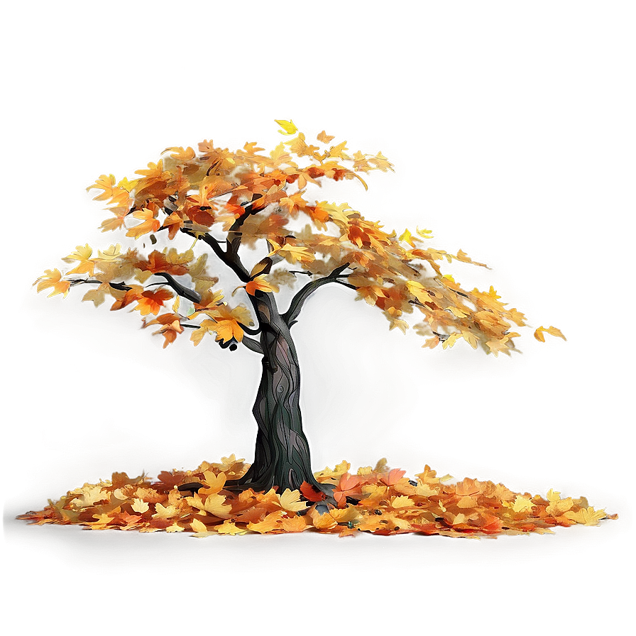 Autumn Tree In Forest Png Uiw6 PNG