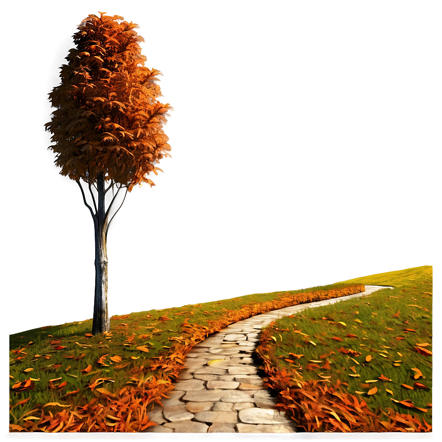 Autumn Tree With Pathway Png 53 PNG