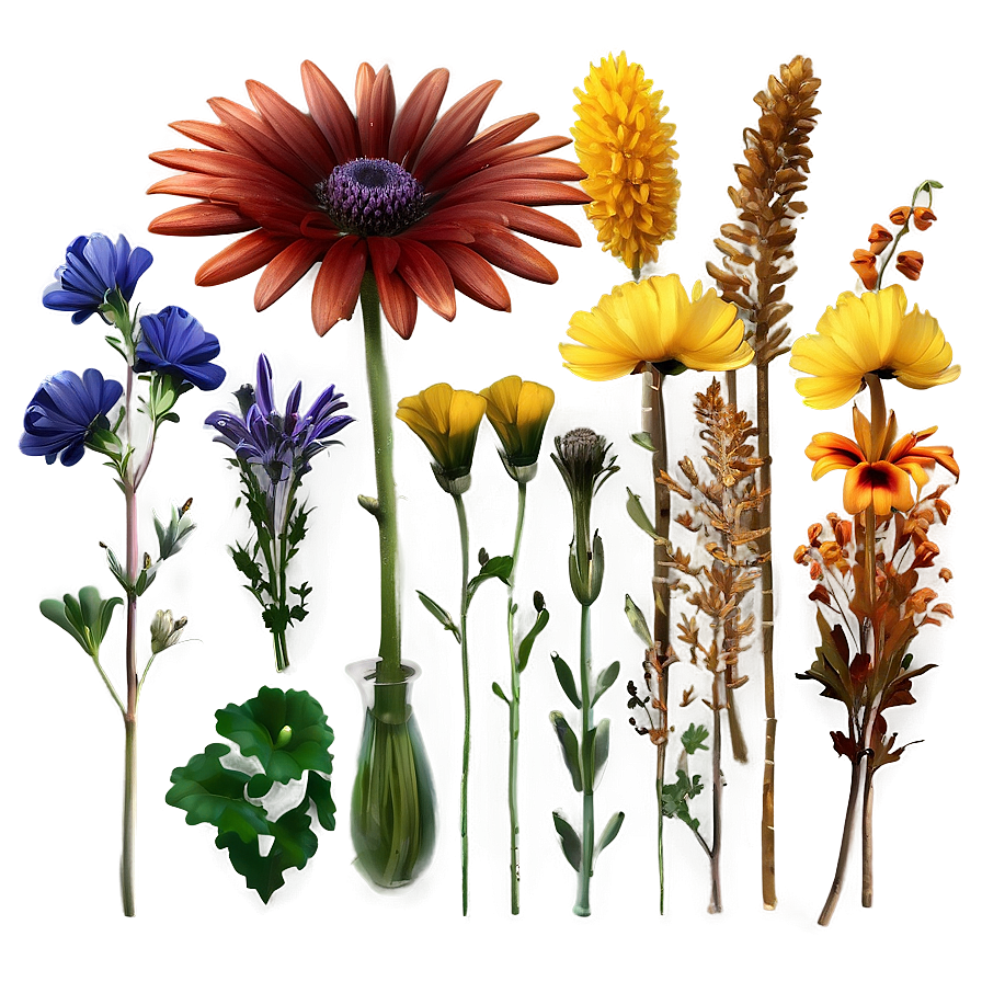 Autumn Wildflowers Display Png 91 PNG