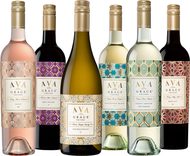 Ava Grace Vineyards Wine Collection PNG