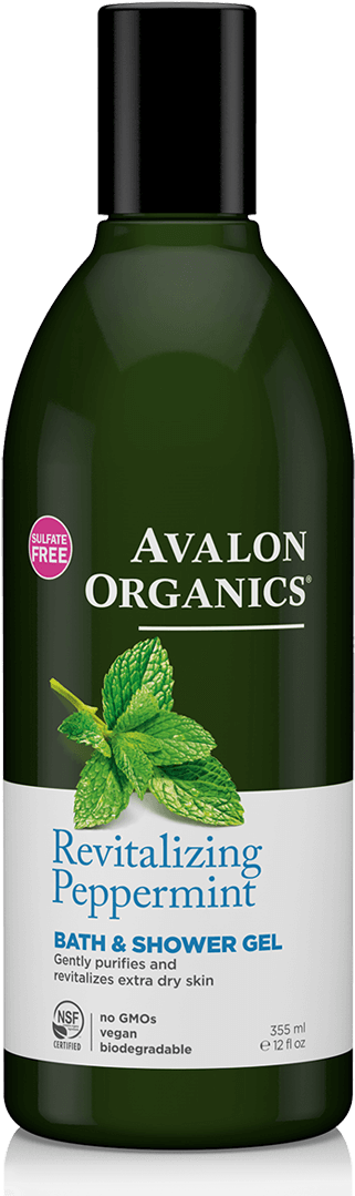 Avalon Organics Peppermint Shower Gel PNG