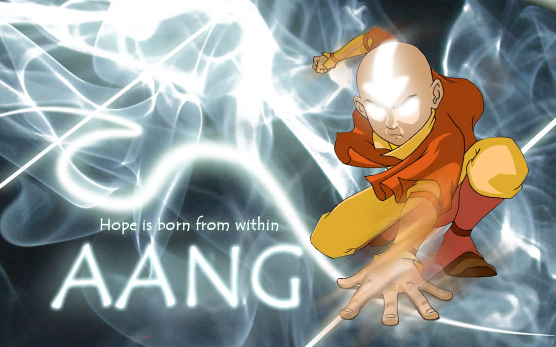 Avatar Aang Energie Buiging Achtergrond