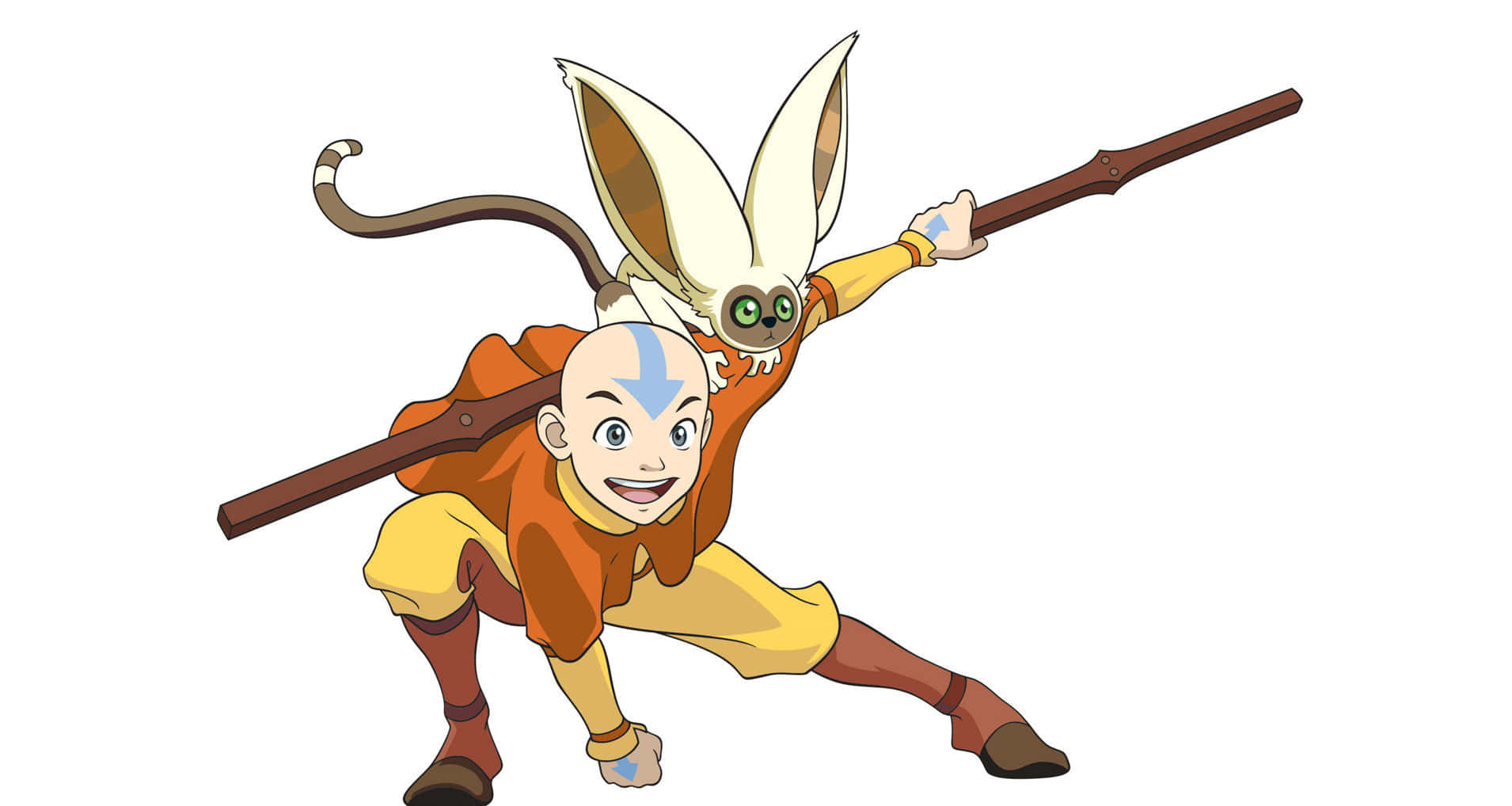 "avatar Aang, Master Of All Elements" Wallpaper