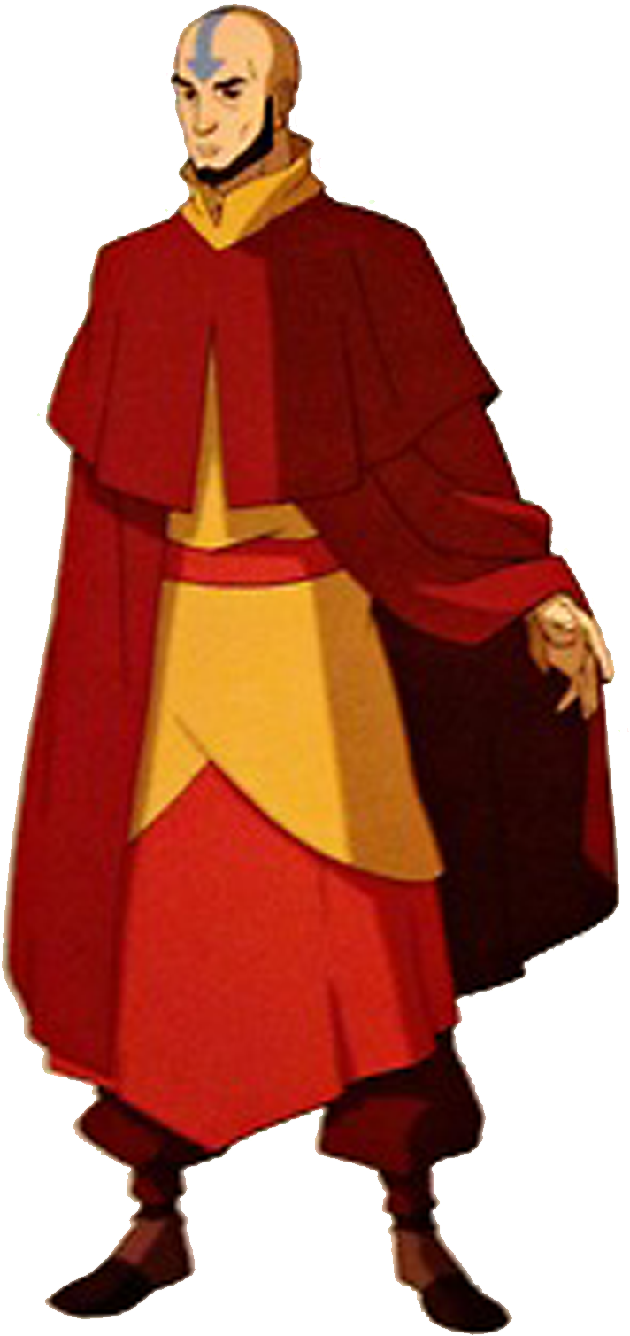 Avatar Aangin Fire Nation Robes PNG