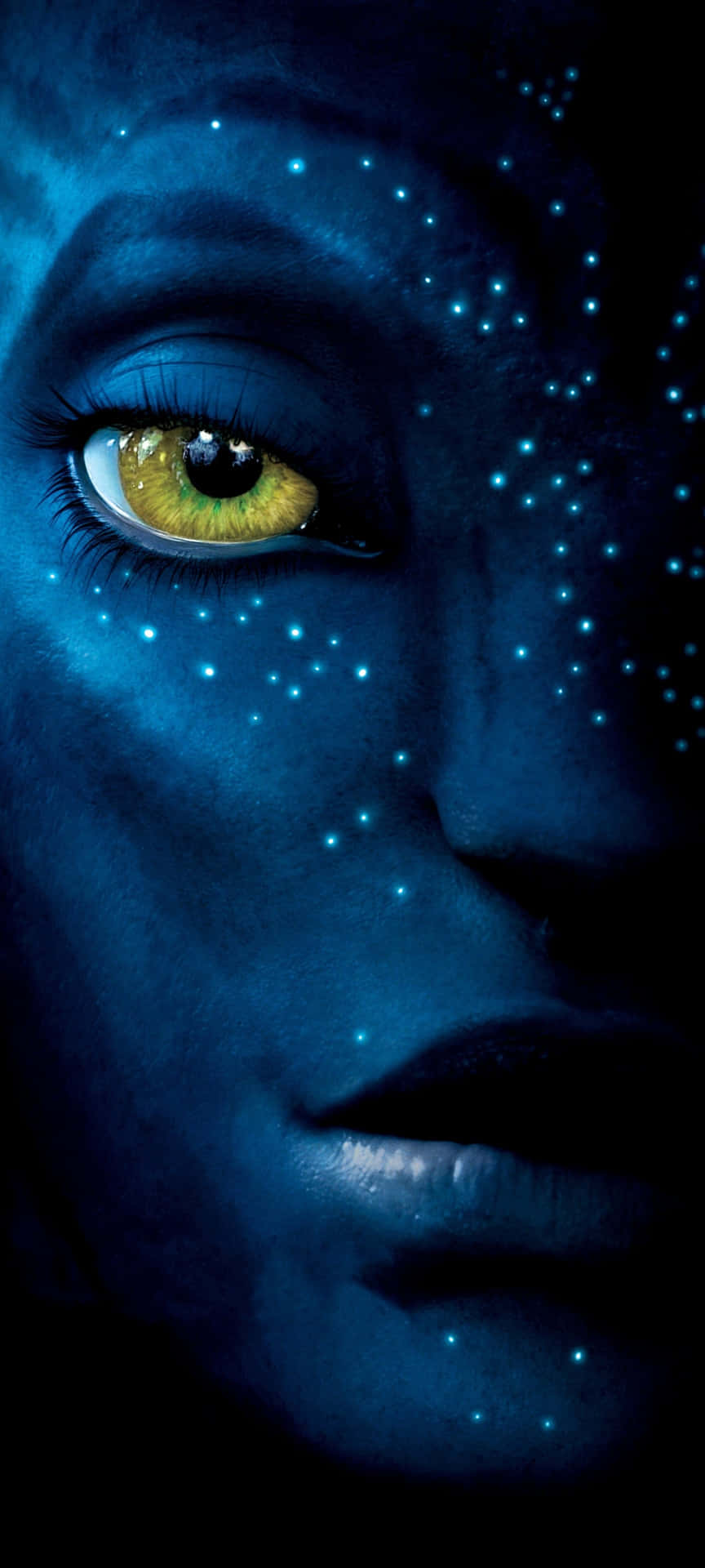 Avatar Closeup Eye Bioluminescence Wallpaper