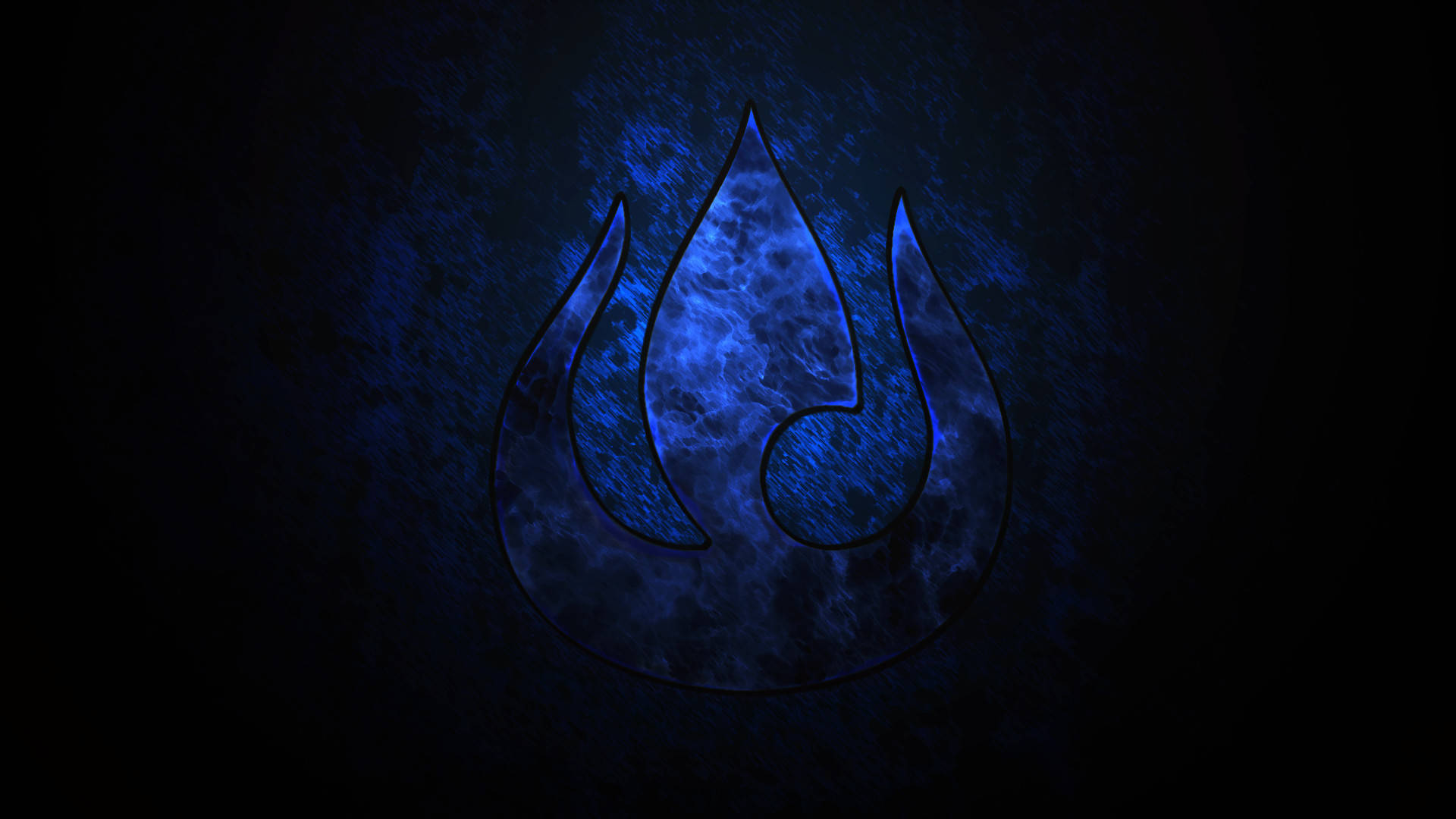 Avatar Fire Nation Blue Background