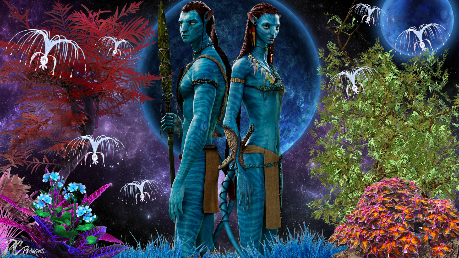 Avatar Lovers Fanart In Hd Background