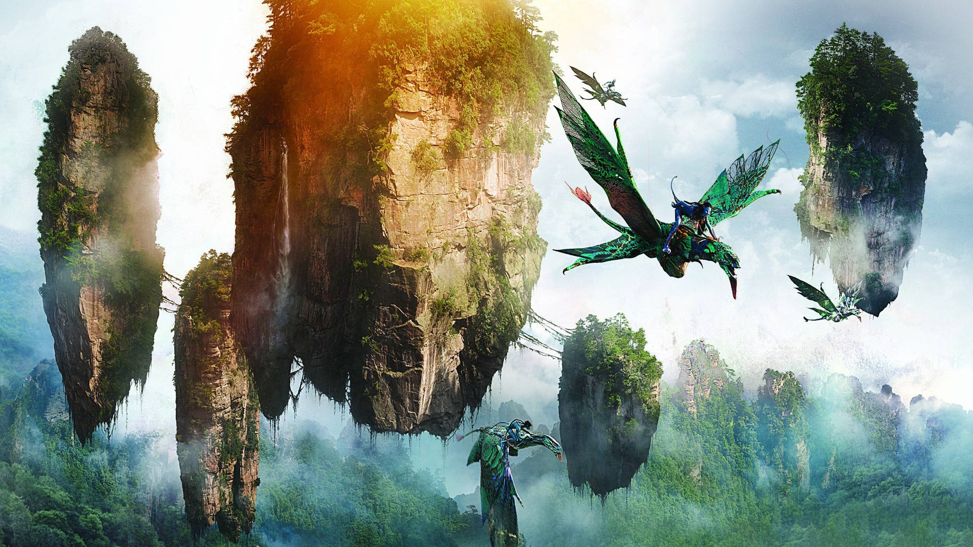 Avatar Mountain Banshees Background