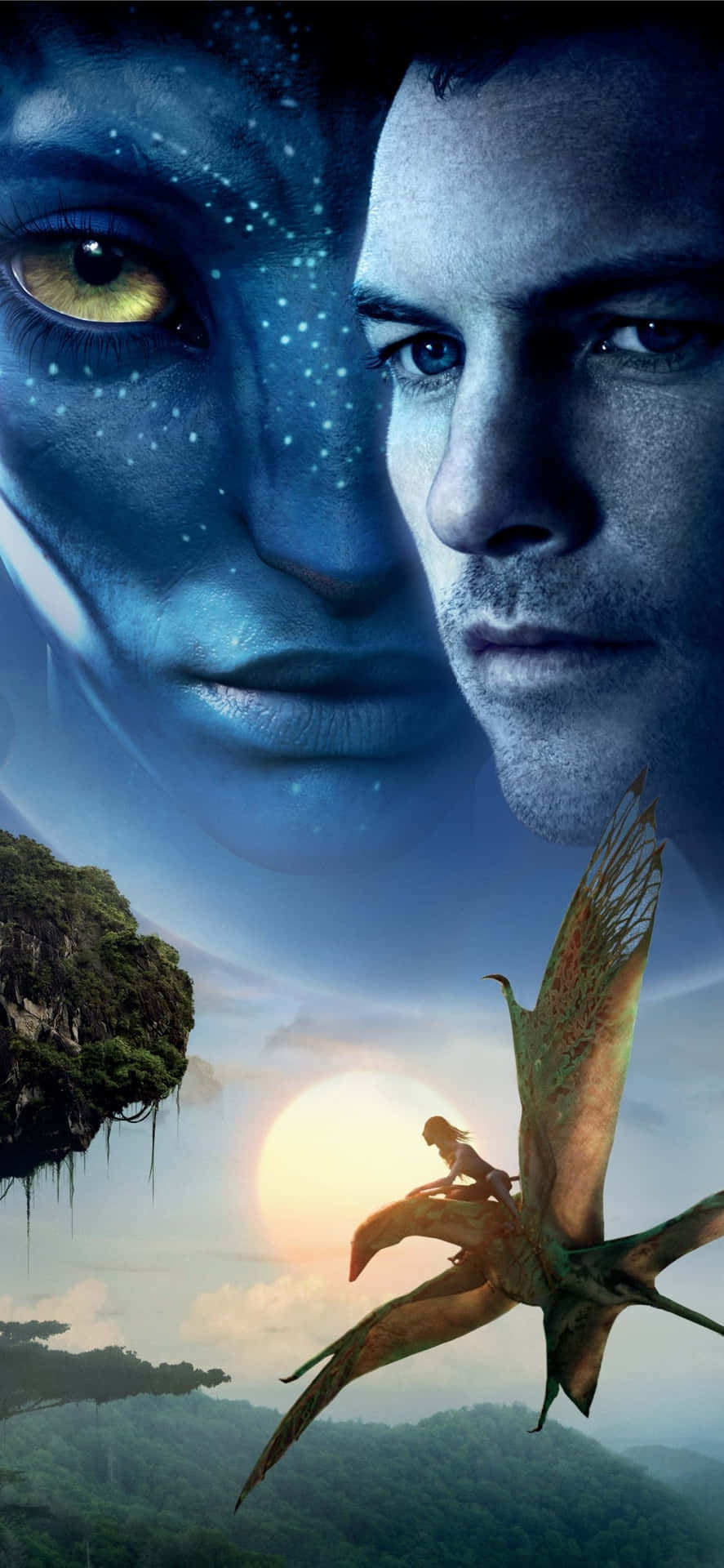 Avatar Movie Charactersand Scenery Wallpaper