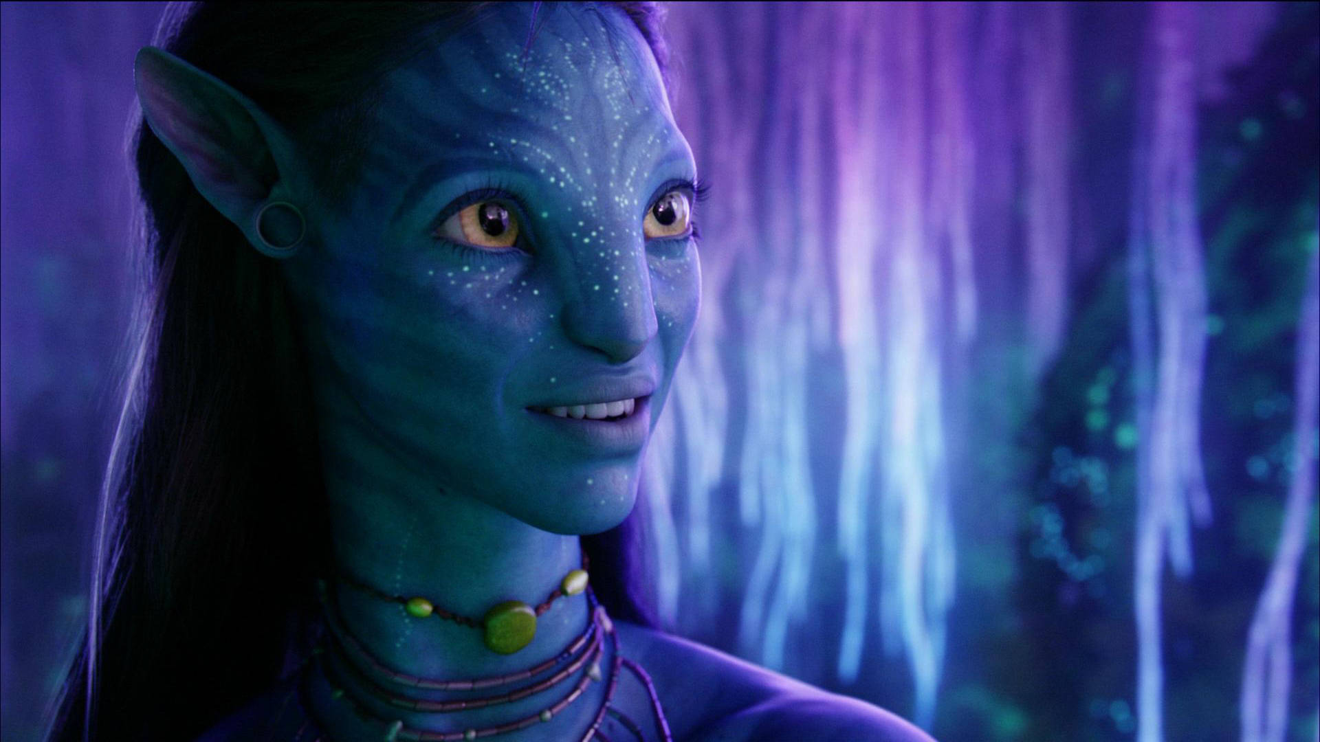 Avatar Neytiri Close-up Shot Background