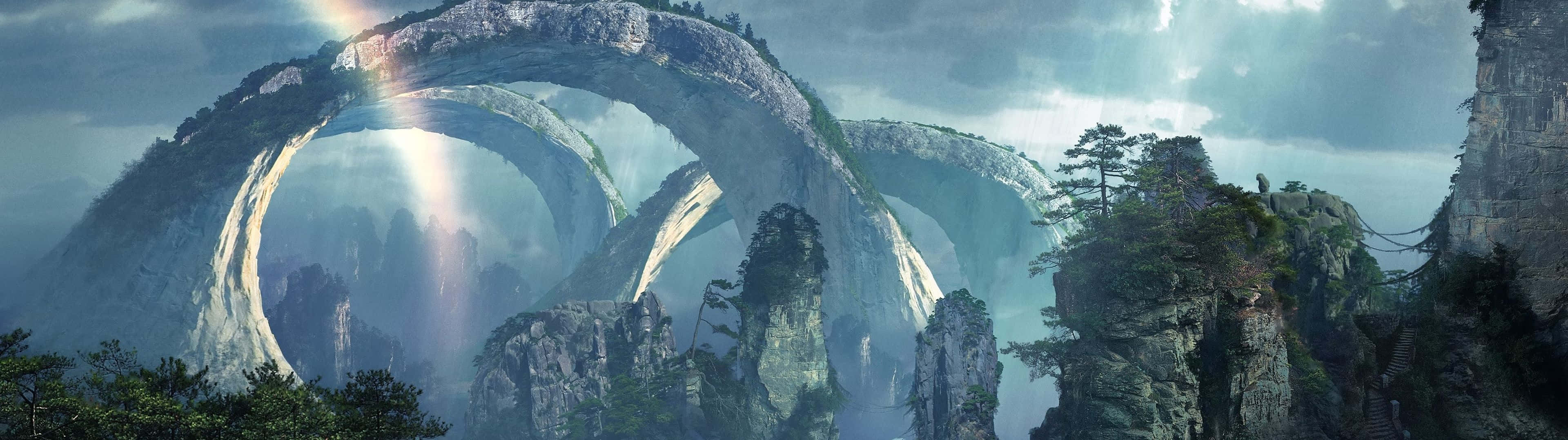 Einewunderschöne Panoramaansicht Von Pandora Wallpaper