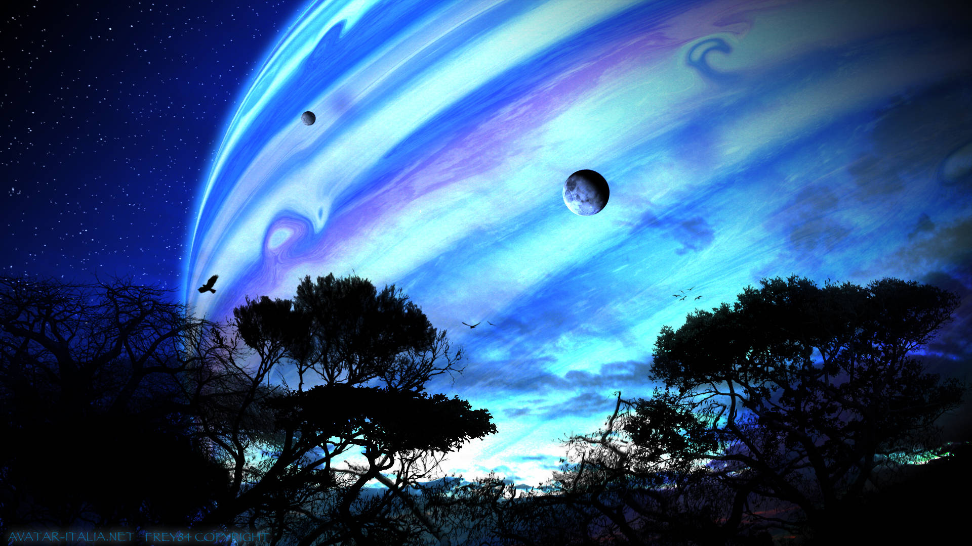 Avatar Pandora Moon Background